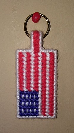 USA Flag Keychain