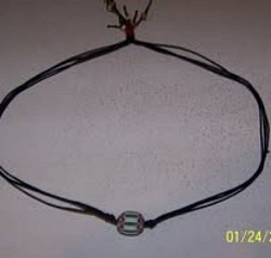 Single Chevron Bead Necklace